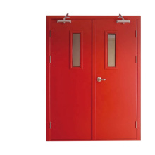 2100 mm*2050mm Fire Incêndio Classificado Double Door Fire Porta de aço com fechadura